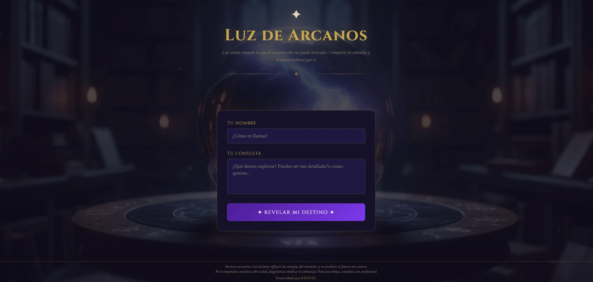 Captura de Luz de Arcanos